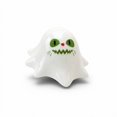 thumbnail image 2 of Cute Ghost Squishy Toy with Green Eyes and Zigzag Mouth, Single Piece, White, for Halloween Party Favors, Relaxation Toy, 2 of 3