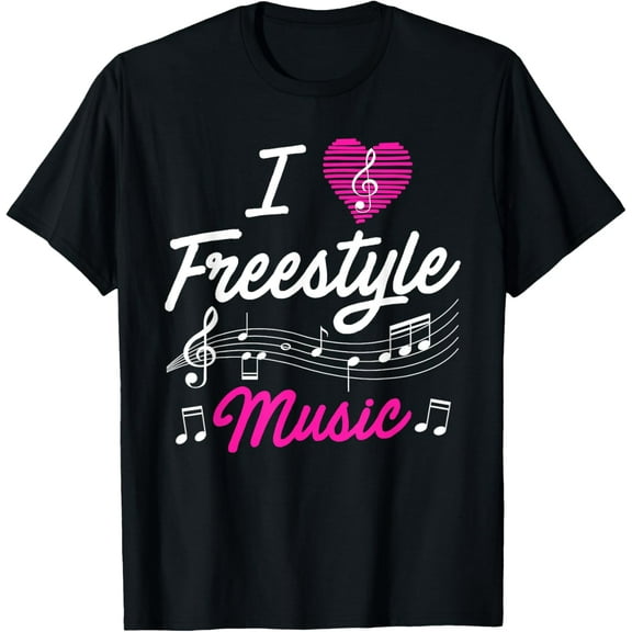 I love freestyle music Funny Creative Graphic T-Shirt