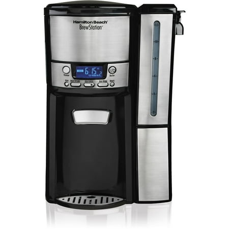 Hamilton Beach Brew Station 12 Cup Programmable Coffee Maker, Removable Reservoir, Model 47950