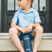 RTIC 16 oz Ceramic Lined Insulated Outback Bottle, Leak Resistant, Denim