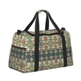 thumbnail image 2 of Easygdp Traditional Tribal Aztec1 Bolsa de Gimnasio, Bolsa de Viaje Duffel, Bolsa de Fin de Semana con Compartimentos, Bolsa de Mano para Noche, 2 of 7
