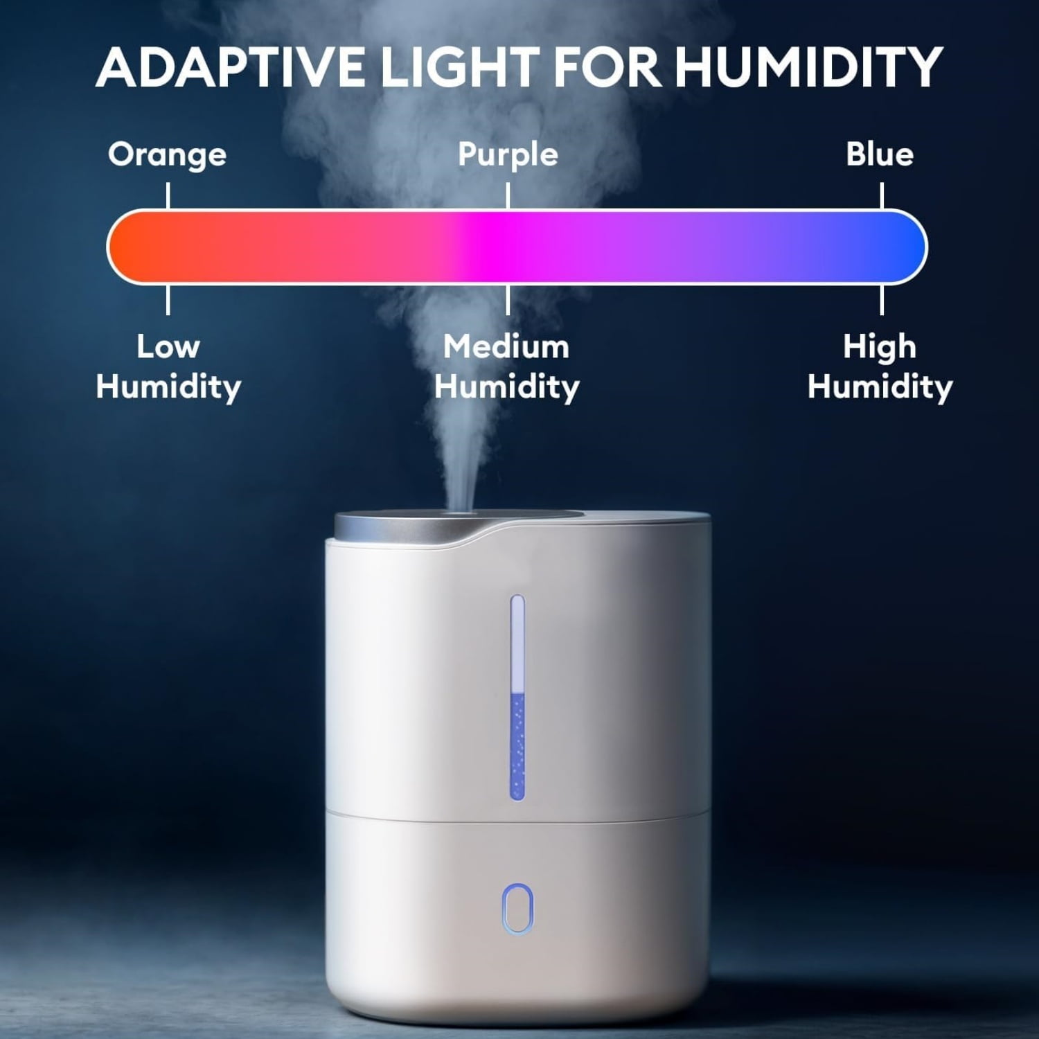 Ultrasonic Cool Mist Humidifier for Bedroom, Large Rooms, Home, 4L - Easy Fill & Clean Humidifier for Plants w/Auto Shut-off, 40H Runtime - Quiet, Top Fill Air Humidifier