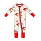 thumbnail image 4 of Ropa de estilo navideño para niñas, conjunto de serie con patrón de Papá Noel, conjunto de manga corta, conjunto de manga larga, mono, tela de seda de leche, 4 of 4