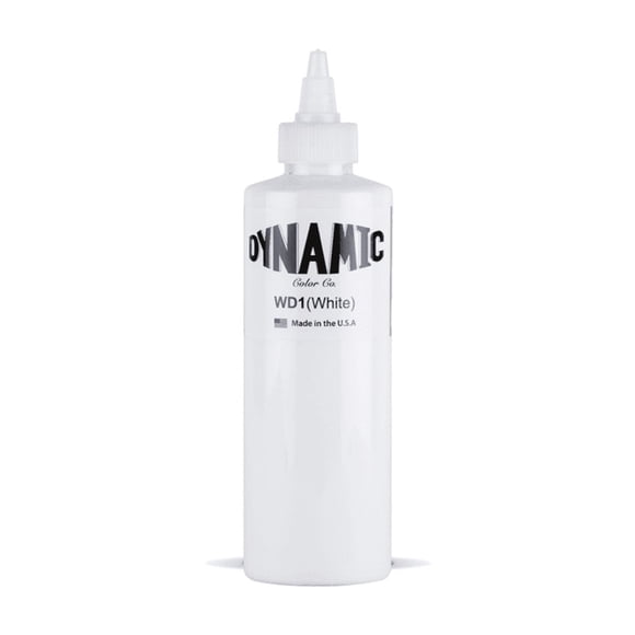 DYNAMIC Tattoo Ink 1-oz & 8-oz: Black,Triple Black,White & Heavy White