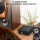 thumbnail image 3 of Sidaley Conmutador de audio estéreo L/R, elegante, 4 en 1 salida/1 en 4 salidas, escritorio, DVD, convertidor bidireccional, adaptador, Sistemas de cine en casa, 3 of 6