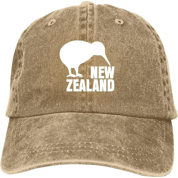 New Zealand Kiwi Baseball Cap Vintage Adjustable Washed Hats Cowboy Hats Denim Dad Hat for Men Women Boy Girl