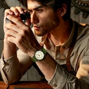 Bomieux Watches for Men Military Sport Watch with Nylon Strap Stylish Luminous Analog Quartz Watch Gift for Men