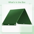 thumbnail image 5 of Outdoor Swing Canopy Replacement Top, Green Rectangular Swing Roof, 52 x 90 in, 5 of 5