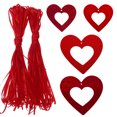 thumbnail image 3 of 40 Uds. Decoraciones de corazones colgantes decoraciones colgantes de San Valentín decoraciones de habitación de San Valentín decoraciones de boda, 3 of 5