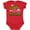 Red, variant on Inktastic My Daddy is a Firefighter with Fire Truck Boys or Girls Baby Bodysuit