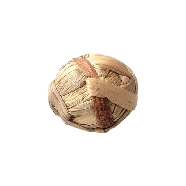 Greeniant Bolas de hierba para masticar de materiales naturales para tiempo de juego ecológico, bolas de juego de animales pequeños, bola de Type3 NO3