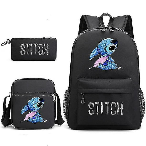 Sac à dos Stitch avec chargeur USB (Couleur: Gris)