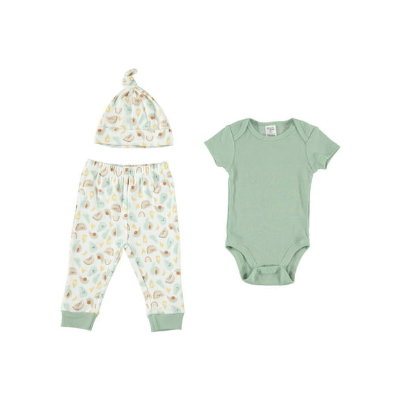 Chick Pea Baby Boy 3 PC Jogger Set, Sizes Newborn-9 Months