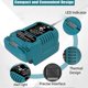 thumbnail image 4 of Portable Mini Battery Charger for Makita 18V Li-Ion Battery for BL1415 BL1420 BL1815 BL1830 BL1840 BL1860, 4 of 5