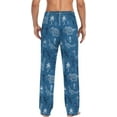 thumbnail image 4 of FREEAMG Cute Dinosaur Pajama Pants for Men, Men's Separate Bottoms, Pure Cotton Comfortable Lounge Pants for Men（247）, 4 of 7