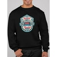 thumbnail image 2 of Running Motorcycle Racing Speed Sweatshirt Men -Image by Shutterstock, Male 4X-Large, 2 of 4