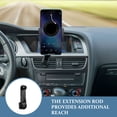 thumbnail image 3 of unbranded 4Ud Soporte Para Teléfono En Auto Con Extensible Y Rotación 360 Para Rejilla De Aire Negro, 3 of 8