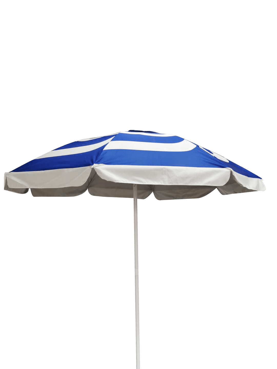 Palm Beach 84 inch Printed Beach Umbrella with Assorted Color Stripes