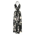 thumbnail image 6 of Ruimatai Women's Plus Size Floral Print Round Neck Sleeveless Maxi Dress Casual Summer Beach Party Long Dress French Style Fashion, 6 of 7
