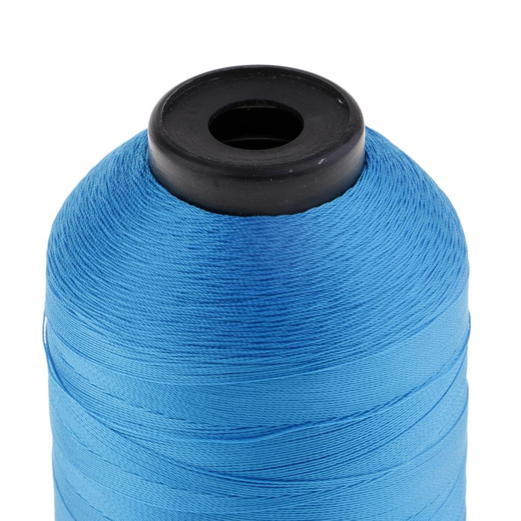 QccHieUs 2m Fishing Rod DIY Guide Attach The Winding Line Guide Rings with Tied Thread Blue