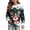 Dark Green, variant on Girls Fawn Print Crewneck Sweatshirt, Long Sleeve Lined Pullover for Kids 2-14Y Christmas Party Casual Wear
