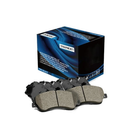 TOPEX Brake Pads Front & Rear Ceramic Brake Pads Set Fits 2008-2013 Infiniti G37, 2014 2015 Infiniti Q60, 2009 Nissan 350Z Touring/ Enthusiast/ Grand Touring 3.5L, 2009-2015 Nissan