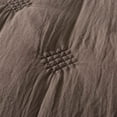 thumbnail image 6 of Kasentex Pre-Washed Quilt Set - Stylish Diamond Stitch Design, Ultra Soft Microfiber Bedding with Down Alternative Filling, KING + 2 King Shams (104x90"+20x36"x2), Brown, 6 of 8