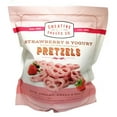 thumbnail image 2 of Creative Snacks Strawberry & Yogurt Dipped Pretzels 1 lb 8 oz. (680 g.) with 1 Hand Shaped Mini Silicone Tongs, 2 of 8