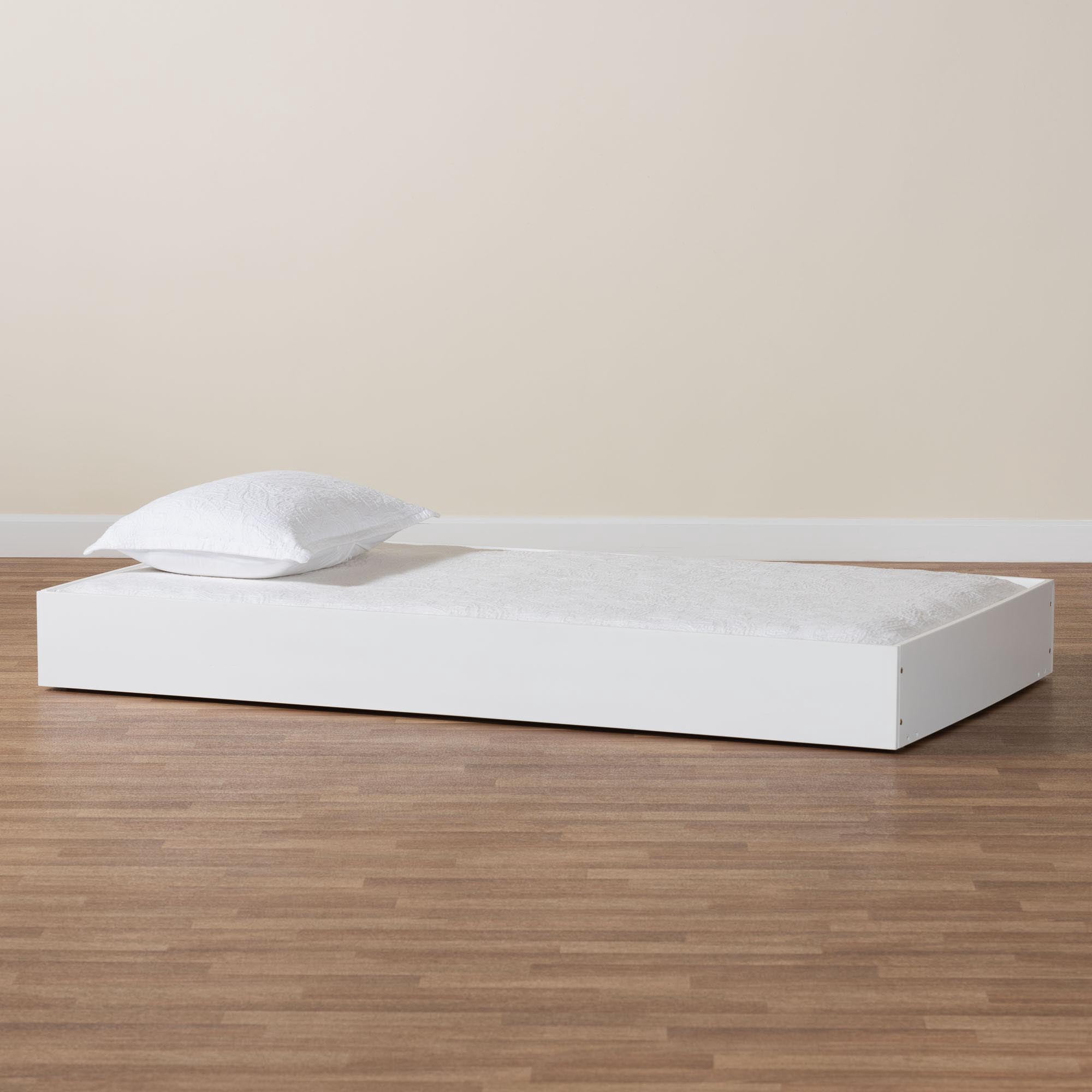 Baxton Studio Roni Modern Trundle, Twin, White