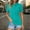 Mint Green, variant on Stylish Women's T-Shirts Casual Collared Blouse Lightweight Soft Comfortable Summer Tops for Everyday Relaxation and Wear