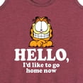 thumbnail image 3 of Garfield - Hello Go Home Now - Women's Racerback Tank Top, 3 of 5