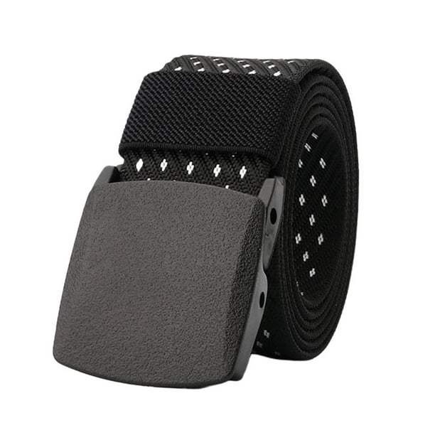 Cinturón de cintura de nylon Yuyangstore 1.5 pulgadas Negro Blanco