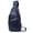 Blue, variant on Men's Sling Bag Lightweight Waterproof Chest Shoulder Crossbody Bag with USB Charging Port Blue