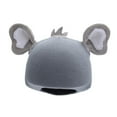 thumbnail image 3 of yotijay Ski Helmet Cover Accessories Funny Lovely Winter Sports Snowboarding Warm Birthday Gift Versatile Practical Helmet Decoration Gray, 3 of 8