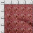 thumbnail image 1 of oneOone Cotton Cambric Fabric Floral & Geometric Ethnic Printed Fabric 1 Yard 56 Inch Wide, 1 of 4