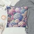 thumbnail image 2 of COMIO Hydrangea Flower Throw Pillow Covers Farmhouse with Zipper Decorative Pillows for Couch Cushion Sofa Outdoor White, 2 of 5