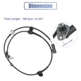 thumbnail image 4 of Sensor ABS Frontal Izquierdo Único Bargains No.L2064373XC/EG234373X para Mazda CX-7 2007-2012 para Mazda CX-9 07-15 Negro Gris, 4 of 7