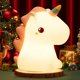 thumbnail image 2 of Luz nocturna de unicornio para niños, regalos de unicornio, luz nocturna para niñas, lámpara de unicornio portátil para bebé, luz nocturna de unicornio para niñas pequeñas, decoración de hab, 2 of 4
