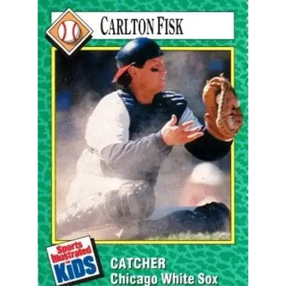 Carlton Fisk Chicago White Sox 1990 Sports Illustrated for Kids card