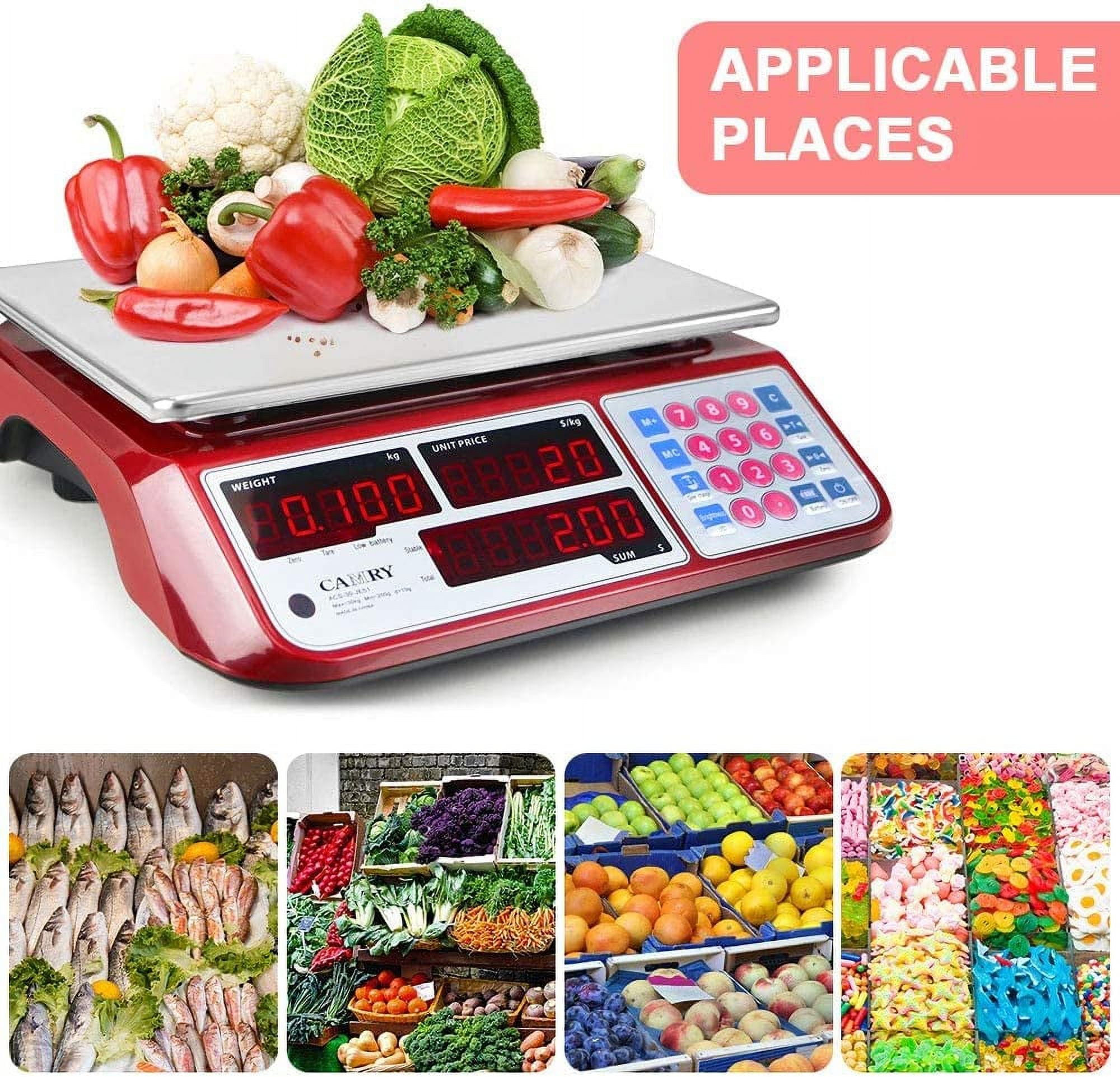 RJ-5027 30Kg Electronic Weighing Scale With Computer Interface Counting  Function Computing - Buy 30KG Computing Food Meat Vegetables Scale,  Commercial Food Meat Weighting Scale 66Ib, Computing Scale with LCD Display  for Retail