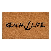 Calloway Mills 108543672 Beach Life Anchor Doormat, 36 x 72 in.