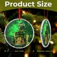 thumbnail image 2 of Apex Legends Octane Christmas Round Ornament Glass Circular Pendant Smooth Hanging Decoration for Home, Office & Christmas Tree, 2 of 8
