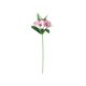 thumbnail image 2 of Tallos de flor de trompeta artificial 6 cabezas Arreglo floral de tela sintética Jarrón rosa blanco rojo naranja de 19,29 pulgadas Decoración de jarrón para oficina en casa Centro de mesa de boda, 2 of 6