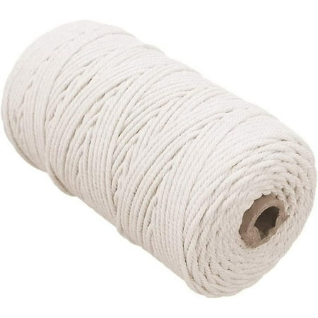 SICED Macrame Cord 3mm X 100m, 100% Natural Unbleached Cotton Macrame ...