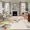 Off-White, variant on Bathroom Rugs 2x3 Ft, Easter Bunny Non Slip Area Rugs for Kitchen Bedroom Entryway, Pink Rabbit Spring Flowers Leaves Rustic Plants Washable Carpet Runner Rug Floor Mats for Bedroom Home Decor