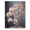 thumbnail image 3 of Designart "Purple Orchids gracefulness II" Floral Print on Natural Pine Wood, 3 of 5