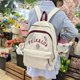 thumbnail image 2 of Linda mochila Kawaii para la escuela Mochila Kawaii con pin Kawaii y accesorios Mochila Linda mochila estética (blanco), 2 of 5