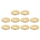 thumbnail image 1 of 10Pcs Arandela plana de latón, surtido de arandelas de latón M8x24x1.5mm para tornillos y pernos, 1 of 6