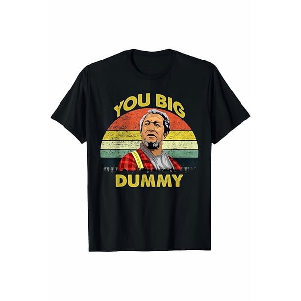 Camiseta divertida con meme vintage de los 80, 100 % algodón, con el texto "Eres un tonto".