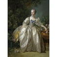 thumbnail image 3 of François Boucher 14x18 Black Modern Framed Museum Art Print Titled - Madame Bergeret (Possible 1766), 3 of 5